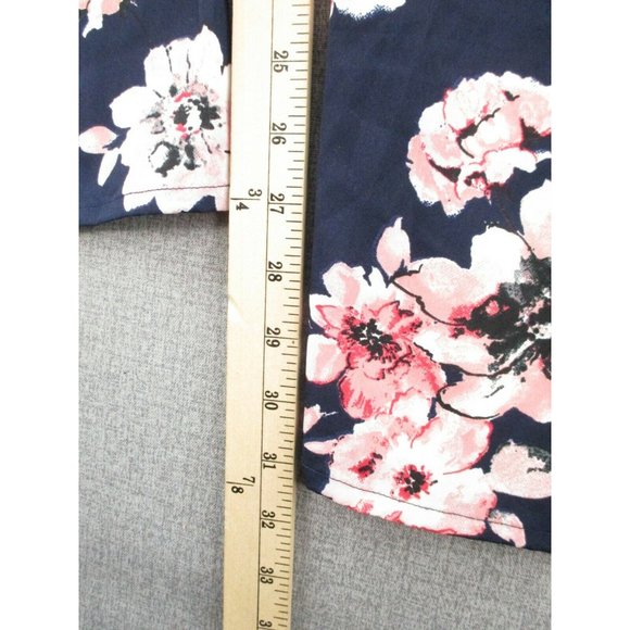 BOG Collective Jumpsuit Romper Womens Extra Small Blue Floral Built In Bra - Picture 7 of 10